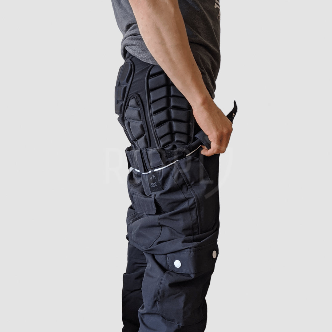 man wearing Snowboard Impact Shorts